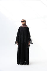 Noire Dantelle  Abaya
