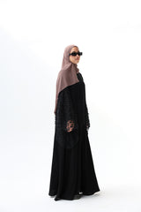 Noire Dantelle  Abaya