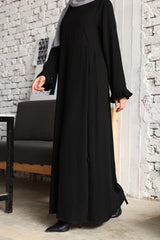 Side Pleated Abaya