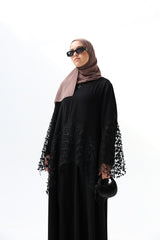 Noire Dantelle  Abaya