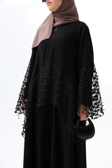 Noire Dantelle  Abaya