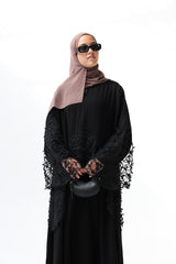 Noire Dantelle  Abaya